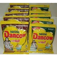 

Susu Dancow Instan / Instant Fortigro Sachet 1 renceng isi 10 sachet - Vanila/Coklat