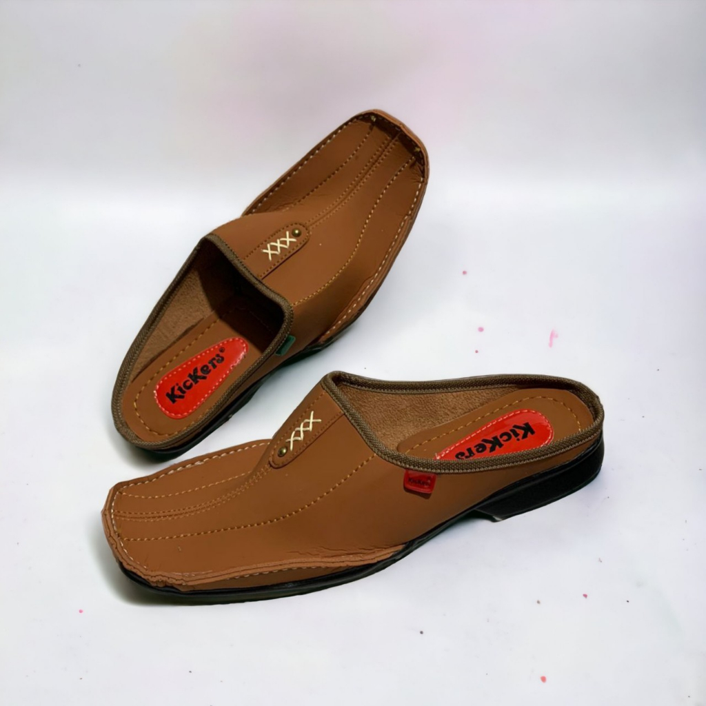 COD Sepatu Selop Pantofel Carvalho Kerja Formal Pria kulit Sapi Asli (FDW-SP89) Daltu bata P045