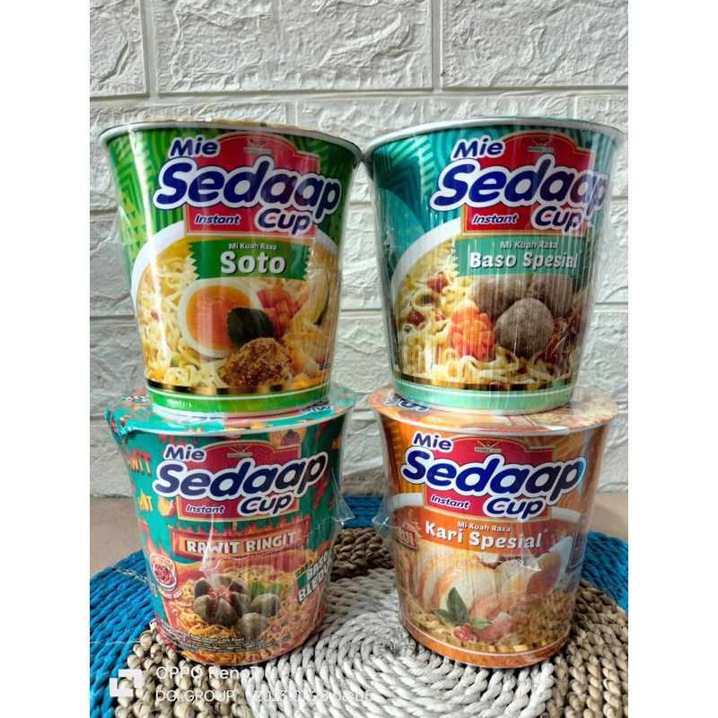 

MIE SEDAP CUP/MIE SEDAP SOTO/MIE SEDAP BAKSO SPESIAL/MIE INSTAN MURAH