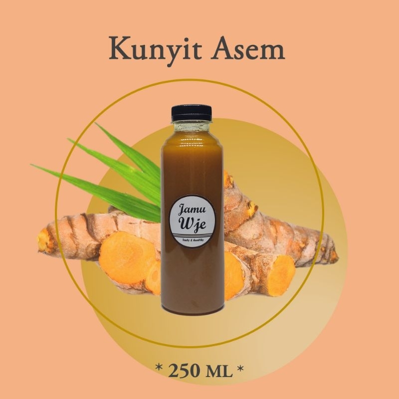 

Jamu Kunyit Asam / Kunir Asam 250 ml (Jamu Fresh Tanpa Bahan Pengawet)