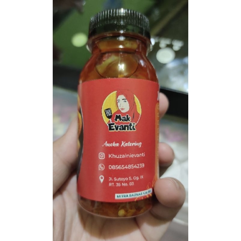 

Sambel botol Evanti borneo