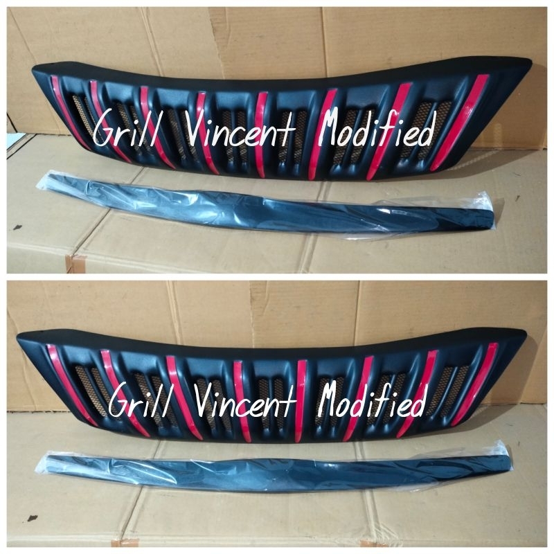 Grill inova prado 2004 2005 2006 2007 2008 2009 2010 2011 list merah Gril