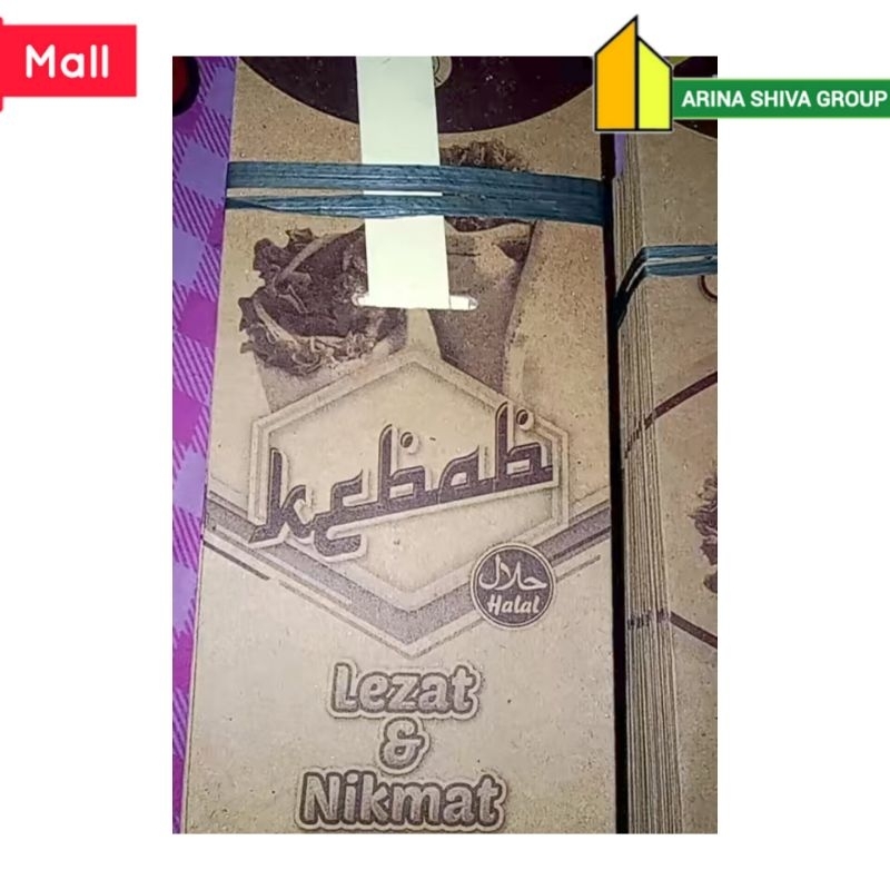 

100 LEMBAR KERTAS KEBAB TARIKAN UKURAN 24 × 9,2 CM KARTON HIGH QUALITY TEBAL PRODUK TERBARU | KOTAK KEBAB KEKINIAN | DUS KEBAB VIRAL TIKTOK | KEMASAN KEBAB | BOX KEBAB 100 PCS MURAH | CENTRAL JAYA ABADI | ARINA SHIVA GROUP 6204