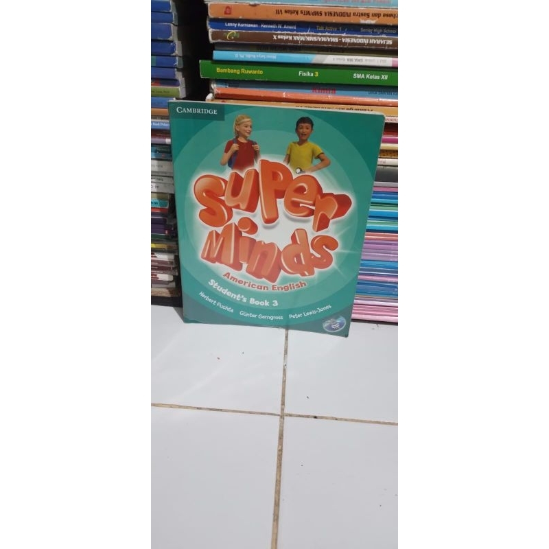 Buku Super minds 3 student book & work book 1 set