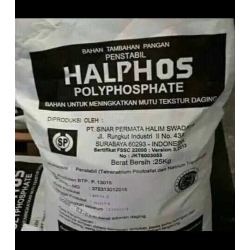 

halphos polyphosphate halpos perenyah bakso 500gr