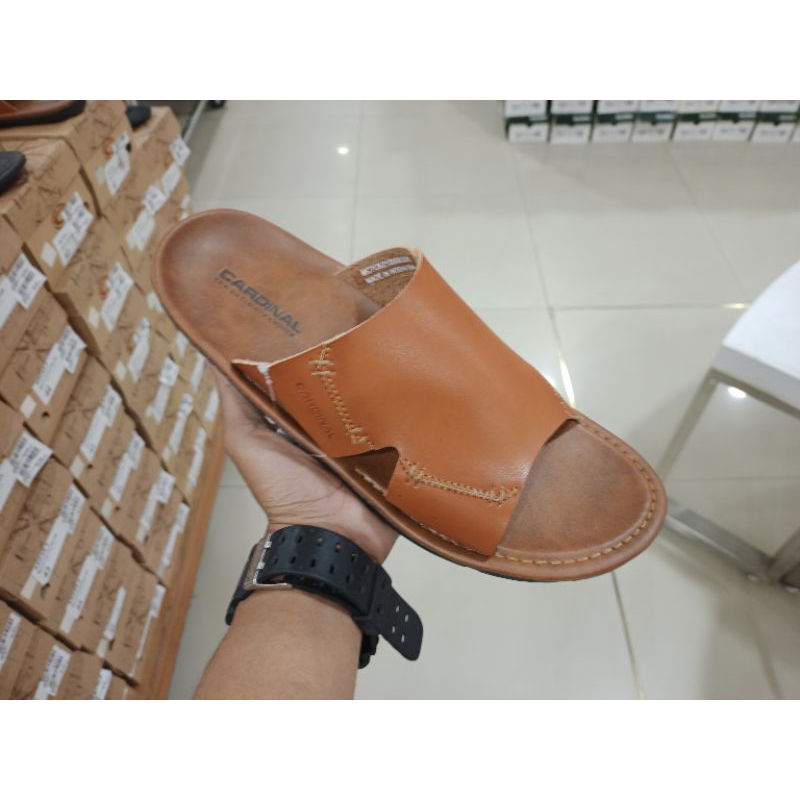 Sandal Cardinal/Sandal Selop/Sandal Kulit/Sandal Pria Selop Karet