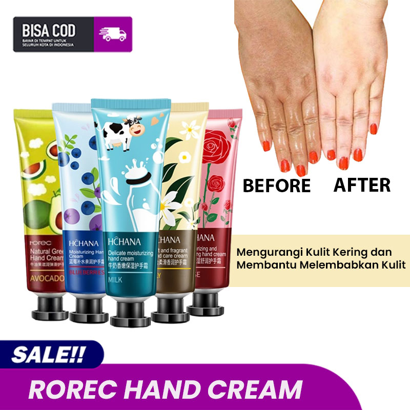 ❤LOLA❤ HCHANA HANDCREAM | Hand Cream Harum HCHANA Moisturizing Krim tangan Kering Kasar dan Keriput