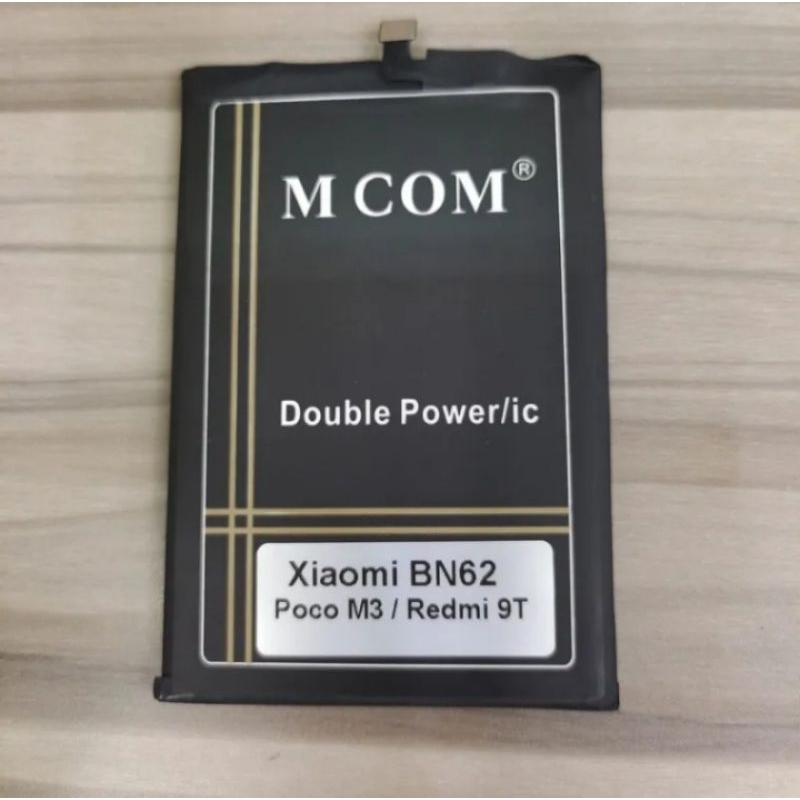 BATERAI BN62 M.COM REDMI 9T/POCO M3_BATRE DOUBLE POWER/IC_BATRE XIOMI_BATRE HP