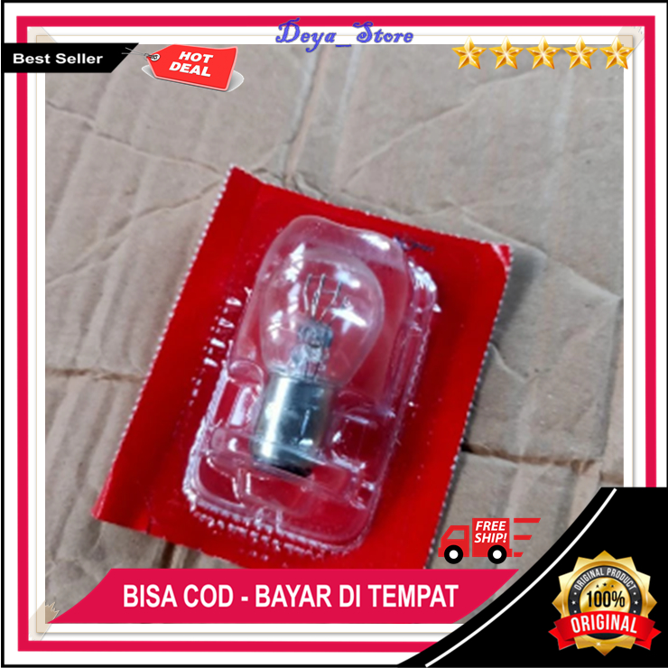 Lampu Bohlam Stop Honda Supra Revo Ori Lampu Belakang Bohlam Motor Beat Scoopy Karisma Original Awet