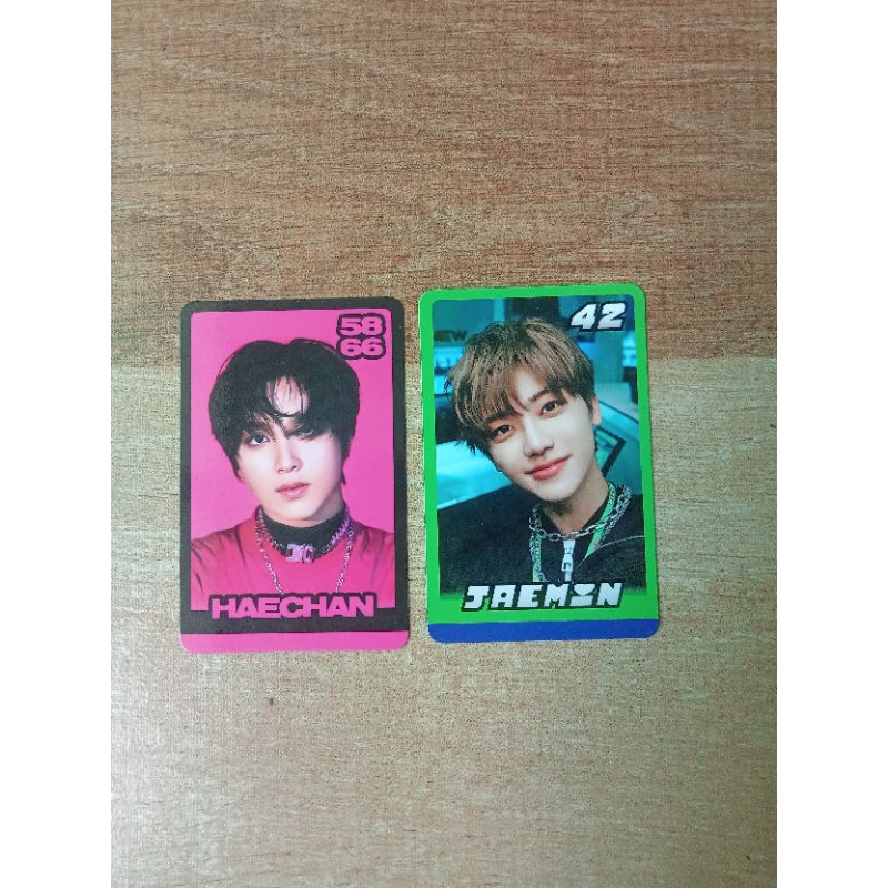 Photocard Official TC konsep glimo Haechan Jaemin