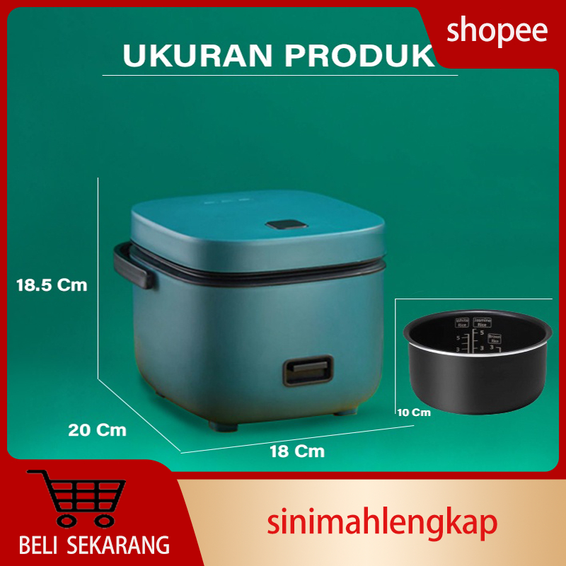 Penanak nasi multifungsi murah penanak nasi mini Peralatan rumah tangga 1.2l penanak nasi kecil pena