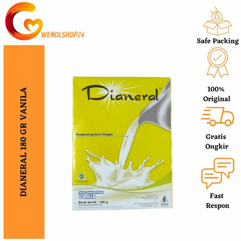 

Susu Dianeral Vanilla 180 GR