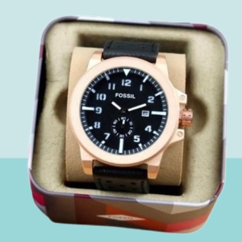 Jam Tangan Pria FSL Watch Detik Bawah Strap Kulit Premium