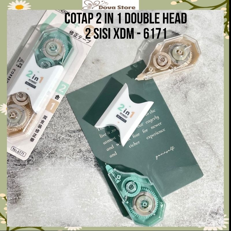 

CORRECTION TAPE DUA SISI WARNA PASTEL KODE XDM 6171