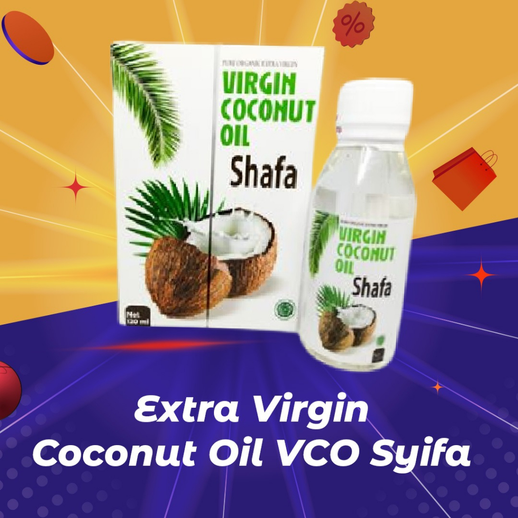 

Extra Virgin Coconut Oil VCO Syifa / Herbal Alami Minyak Kelapa Murni 120ml