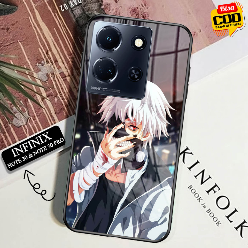 Softcase Glass Kaca INFINIX NOTE 30 & NOTE 30 PRO - Case Hp Pelindung HandphoneINFINIX NOTE 30 & NOT