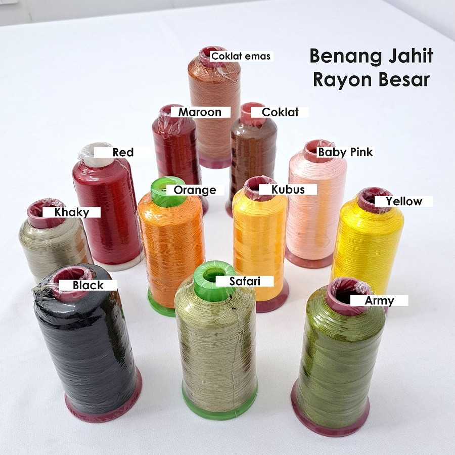 BENANG BORDIR / Benang Bordir Rayon / Benang Bordir xxxxz