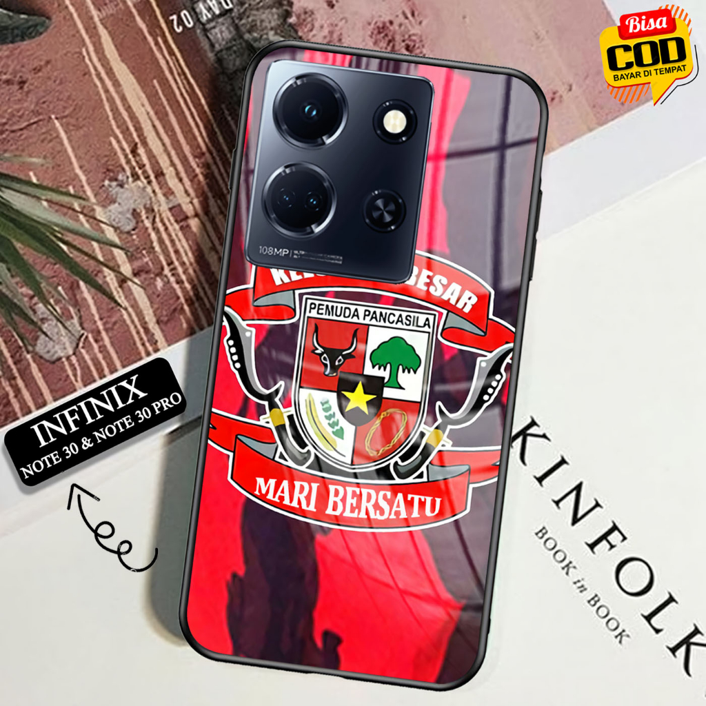 Softcase Glass Kaca INFINIX NOTE 30 & NOTE 30 PRO - Case Hp Pelindung HandphoneINFINIX NOTE 30 & NOT