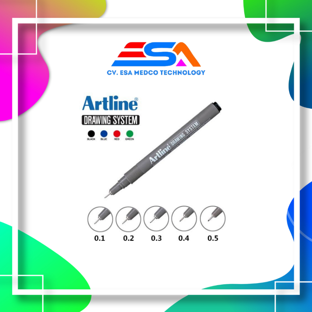 

Ballpoint Pulpen Artline Drawing Pen System 0.1 - 0.8