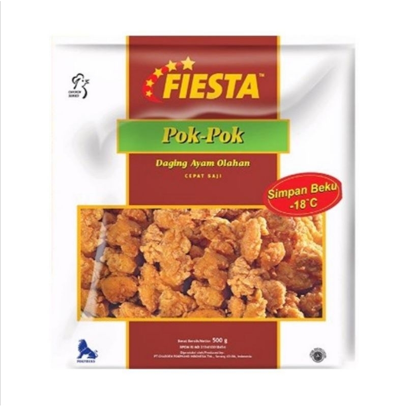 

Fiesta Chicken Pok Pok 400gr / fiesta champ nugget lauk beku frozen food bogor cemilan beku murah lauk 400