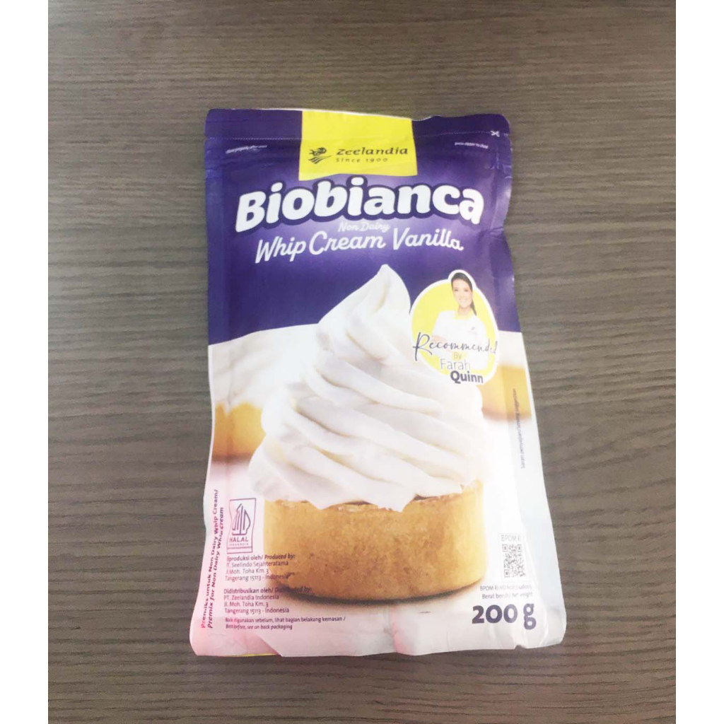 

Biobianca whipping cream bubuk 200 gr / non dairy krim