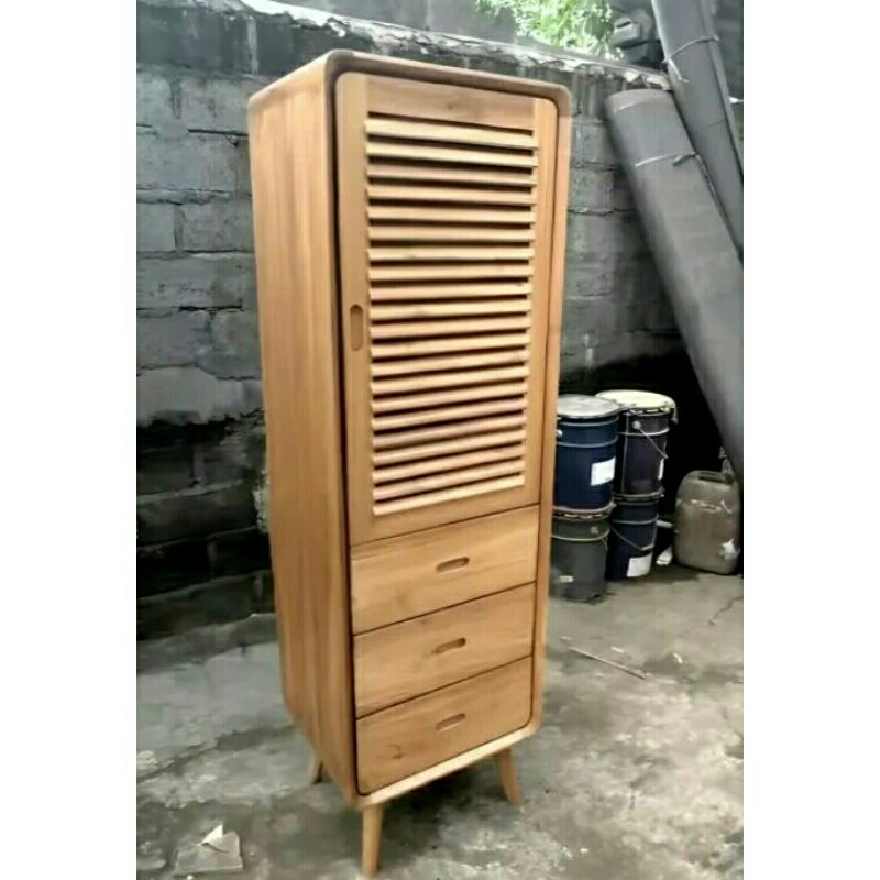 Lemari Baju Retro Minimalis Modern