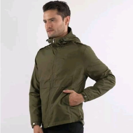Edwin Jaket Parasut Darwin Olive Slim Fit MEN
