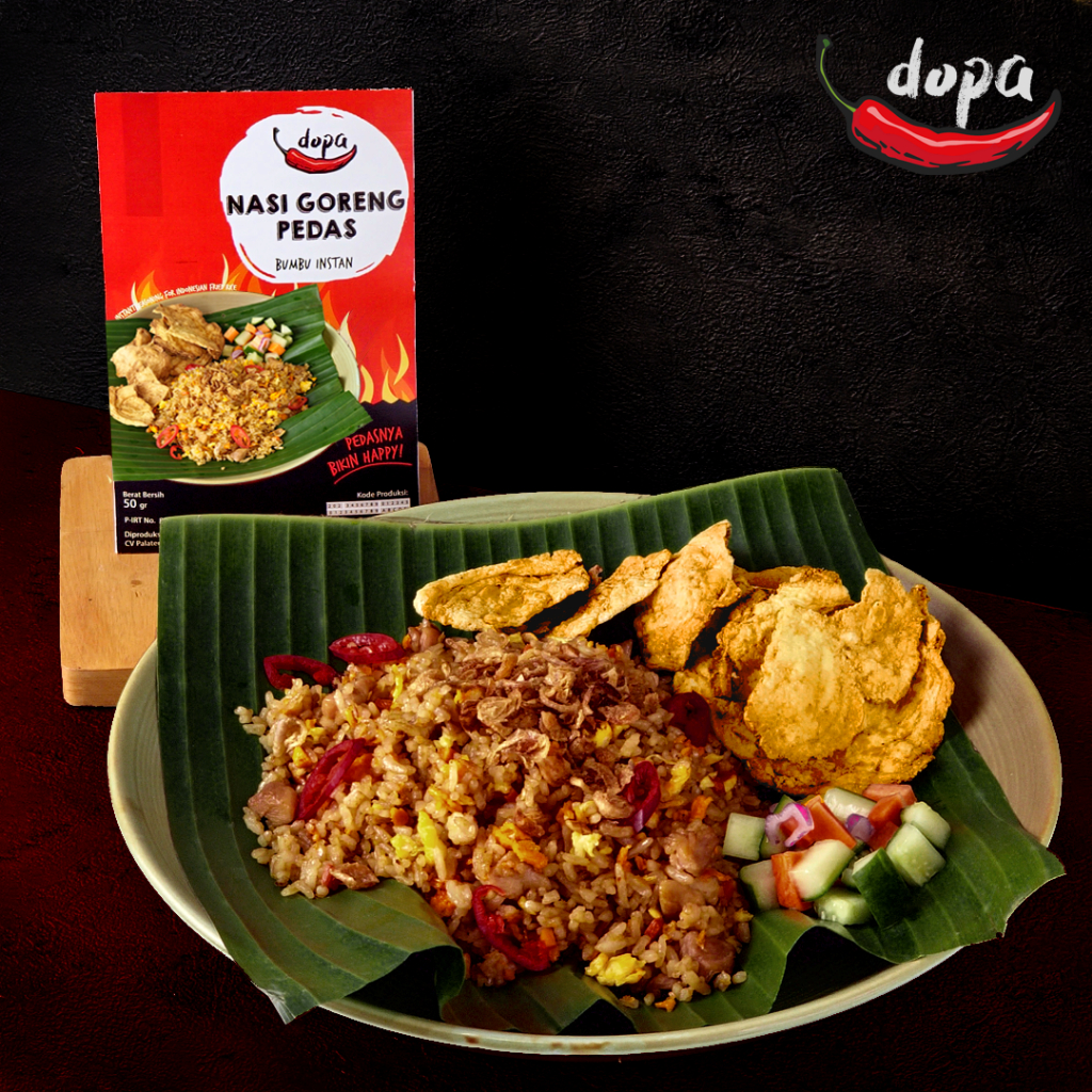 

DOPA Nasi Goreng Pedas | Bumbu Masak Instan | Bumbu Nasi Goreng Siap Saji