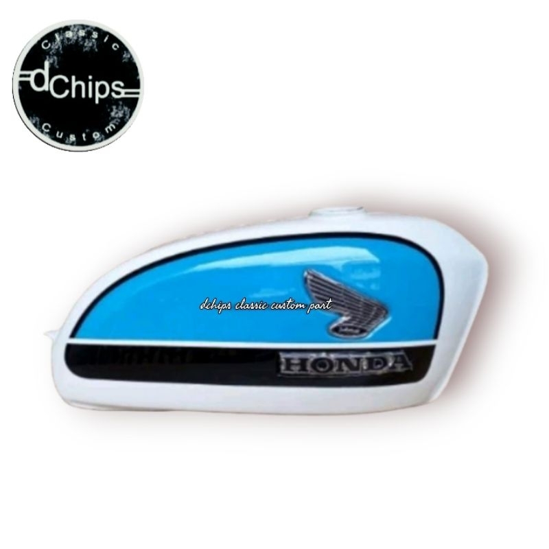 tangki replika honda cb 100, cb glatik biru, universal