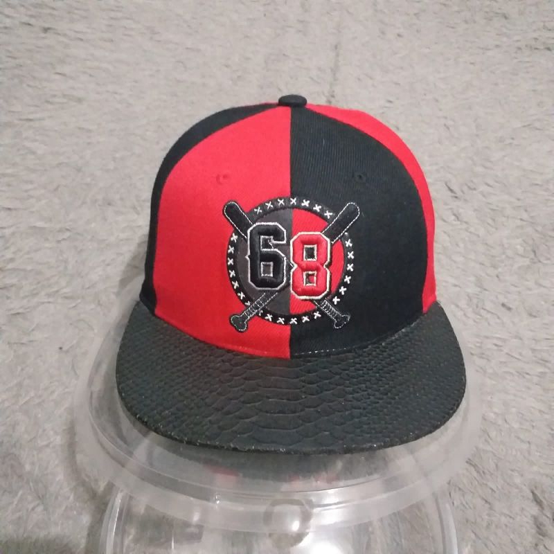 Topi snapback elstinko blockhead original foto sendiri