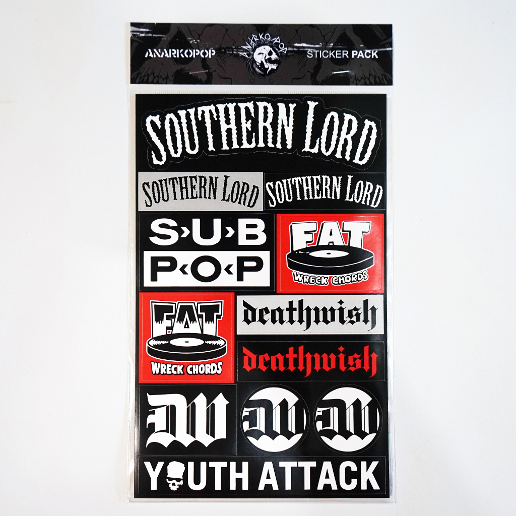 

STICKER PACK / RECORDS / LABEL / BAND / HARDCORE / PUNK