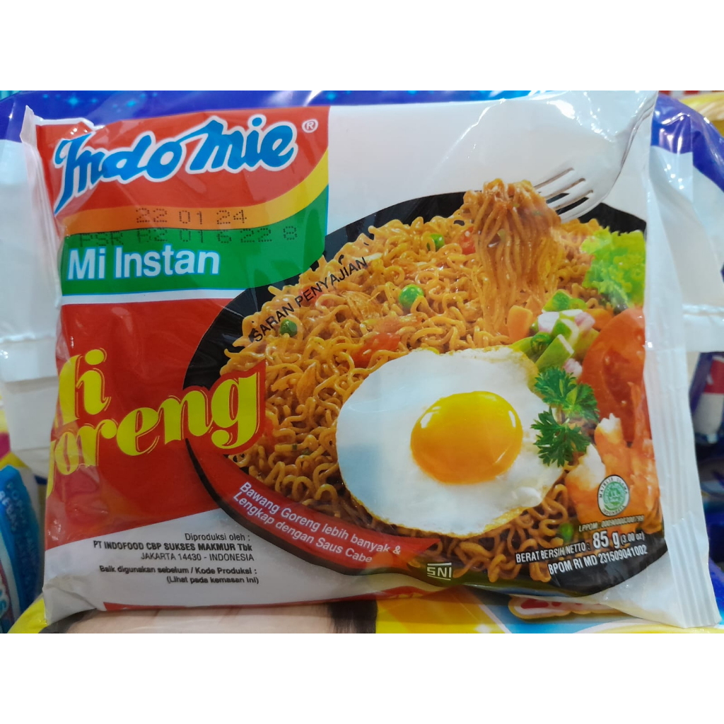 

Indomie All Varian - Indomie Goreng, Pedas, Ayam Pop, Kebab Rendang, Ayam