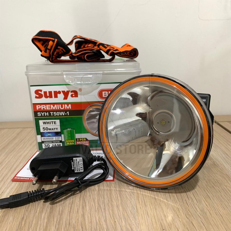 Surya Bima Senter Kepala / Headlamp SYH T50W-1 50W / 50 Watt