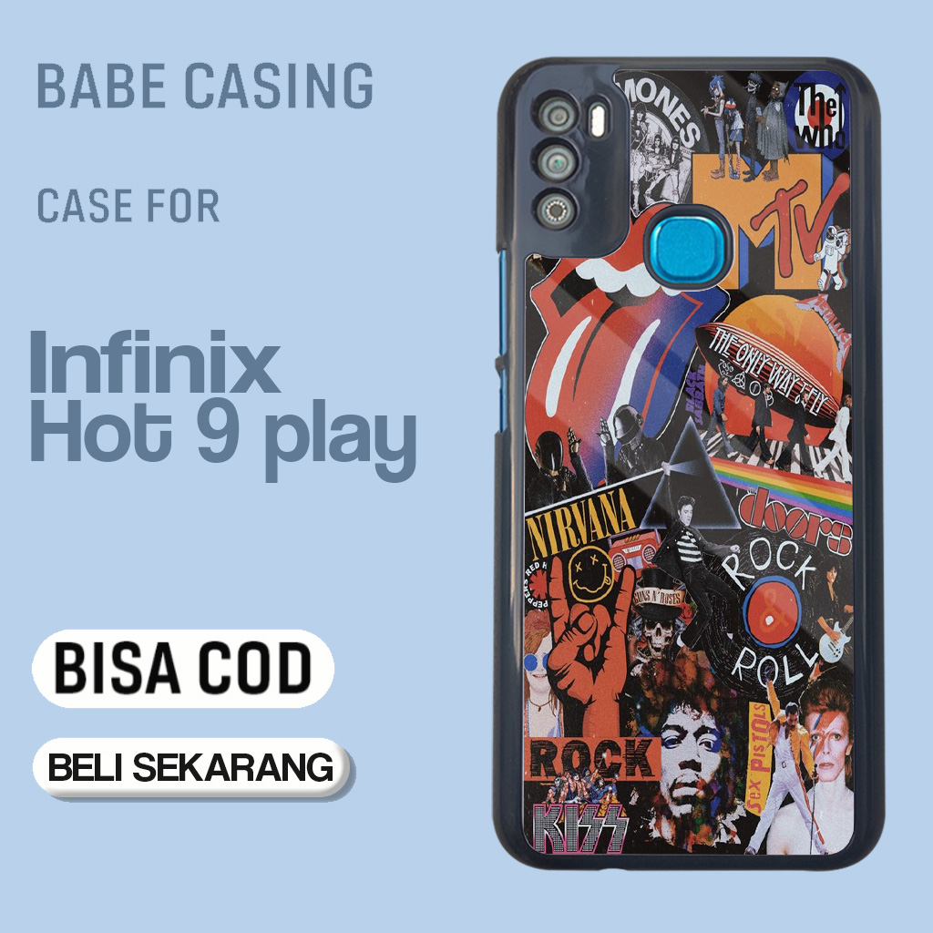 Case INFINIX HOT 9 PLAY Casing INFINIX HOT 9 PLAY Motif Band 4 Keren Terbaru Case Termurah Case Terl