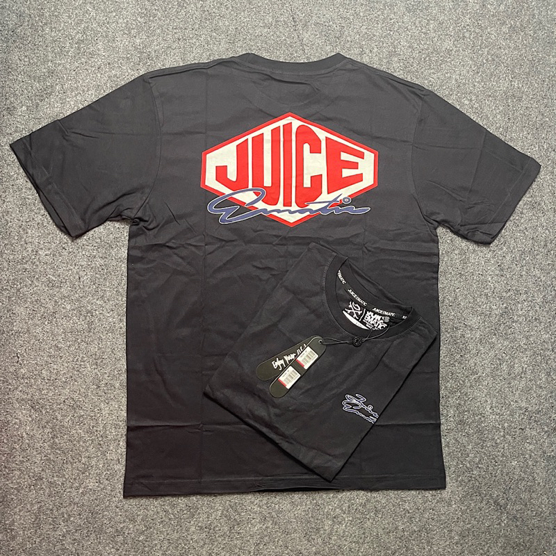 ( BISA COD ) KAOS JUICE EMATIC / ORIGINAL / BM / MIRROR / KAOS POLOS / KAOS SURF HITAM