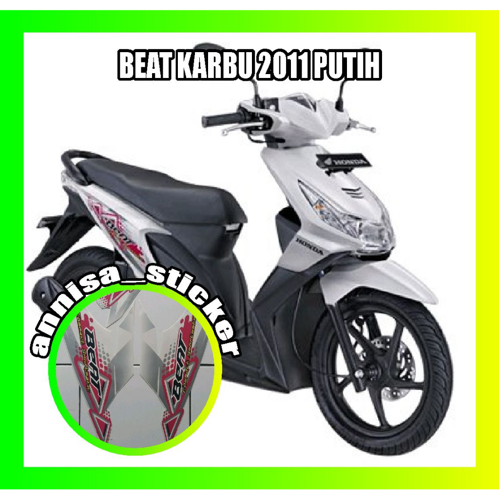 striping lis beat karbu 2011 putih