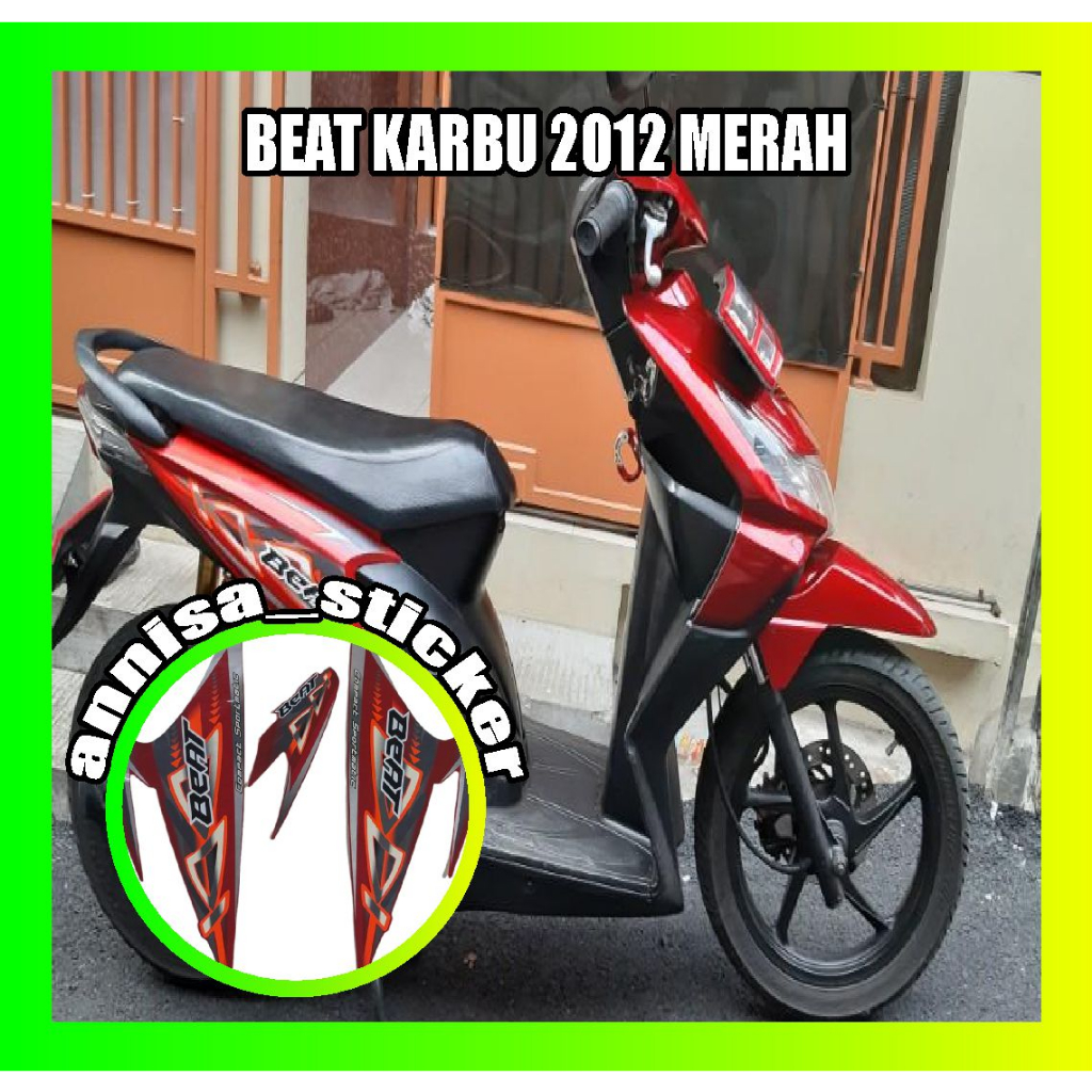 striping lis beat karbu 2012 merah