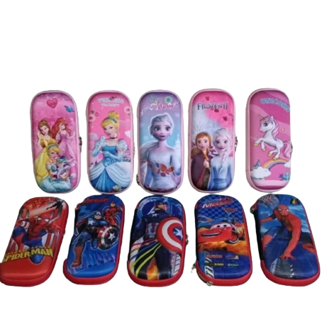 

Tempat Pensil Anak Resleting Motif Karakter 3D