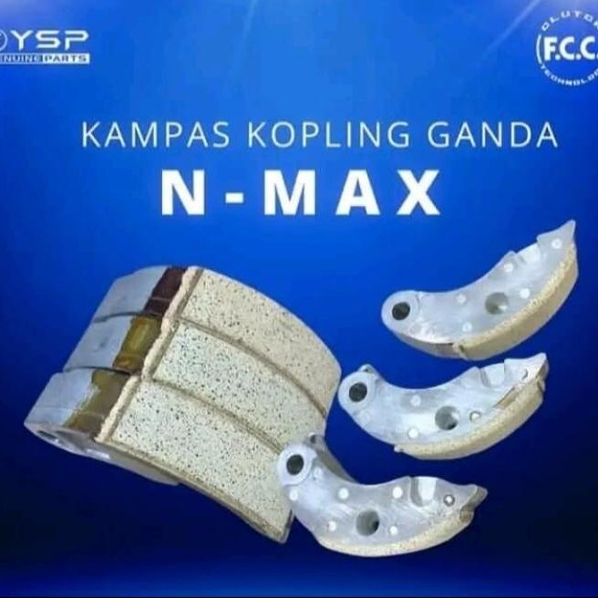 Kampas Kopling Ganda Nmax 2Dp Pcx Vario 125 150 FCC Original 100% Kampas Ganda Nmax FCC