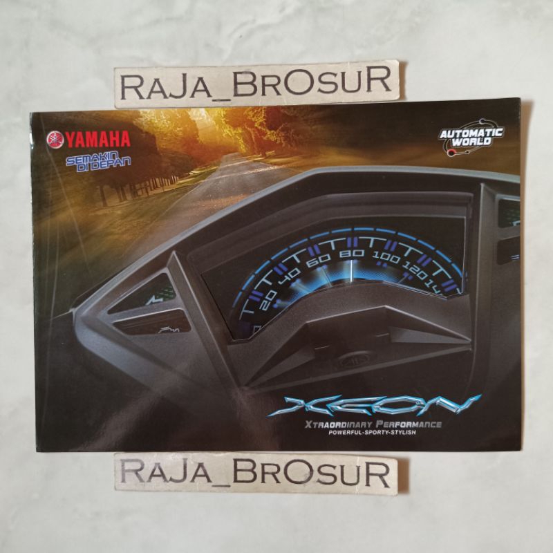 Poster brosur katalog leaflet Yamaha Xeon Karburator Karbu 2010 B