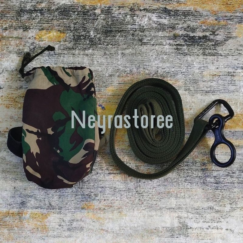 Alat Climbing 1 Set Webbing-Figure8-Carabiner Original TNI