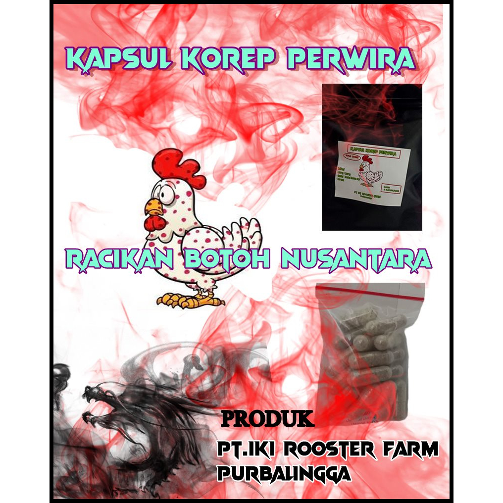 15 kapsul korep perwira + kapsul korep + kapsul obat korep + jamu sakit korep + obat bercak putih ay