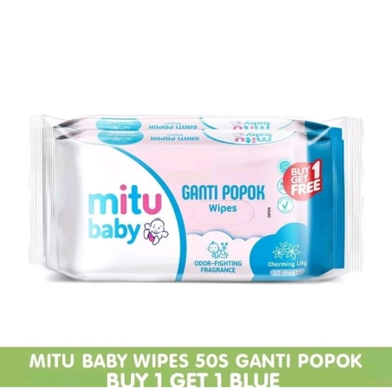 Tisu Basah Mitu Baby 50 sheet
