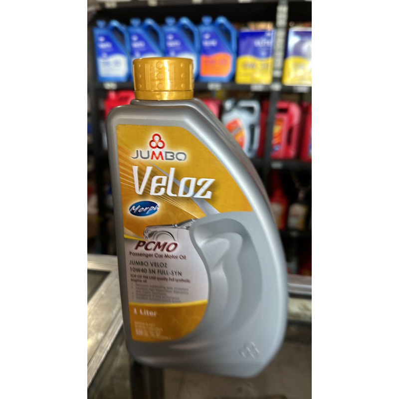 OLI VELOZ JUMBO 10W-40 (1 LITER) UNTUK MOBIL BENSIN