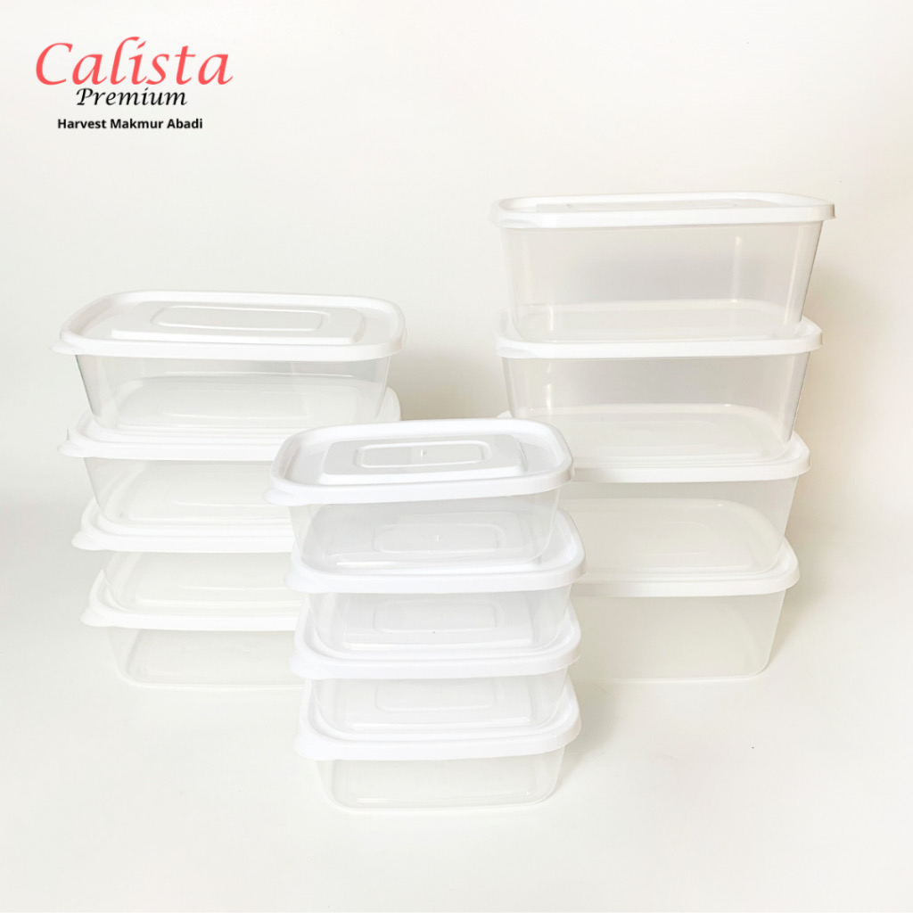 Xaviertaran Food Container / Furano Premium 12 Pcs Full Color Wadah Penyimpanan Kulkas Food
