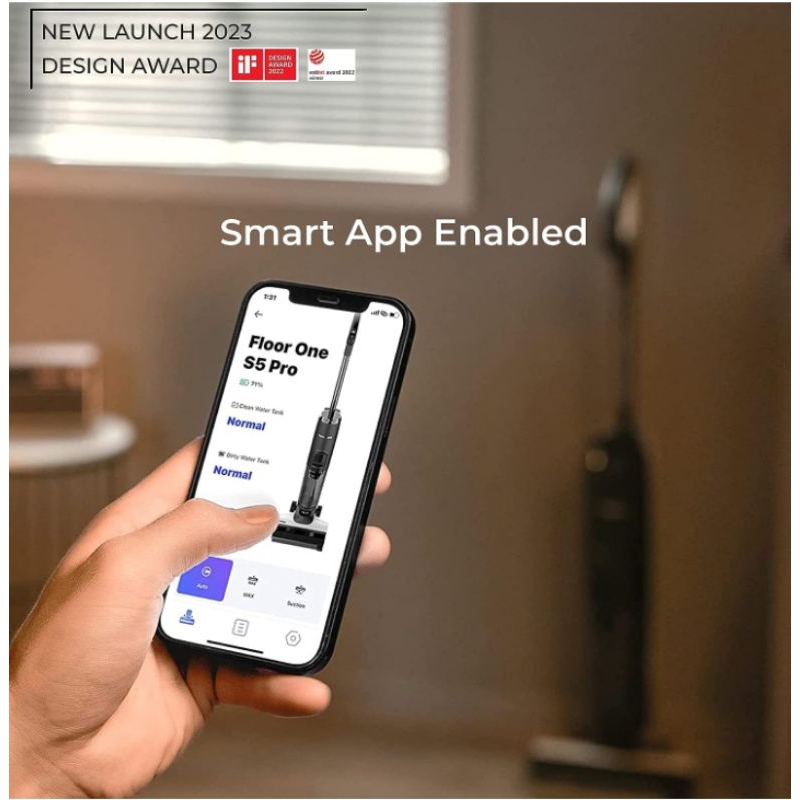 Tineco floor One S5 PRO smart wet dry cordless vacuum cleaner