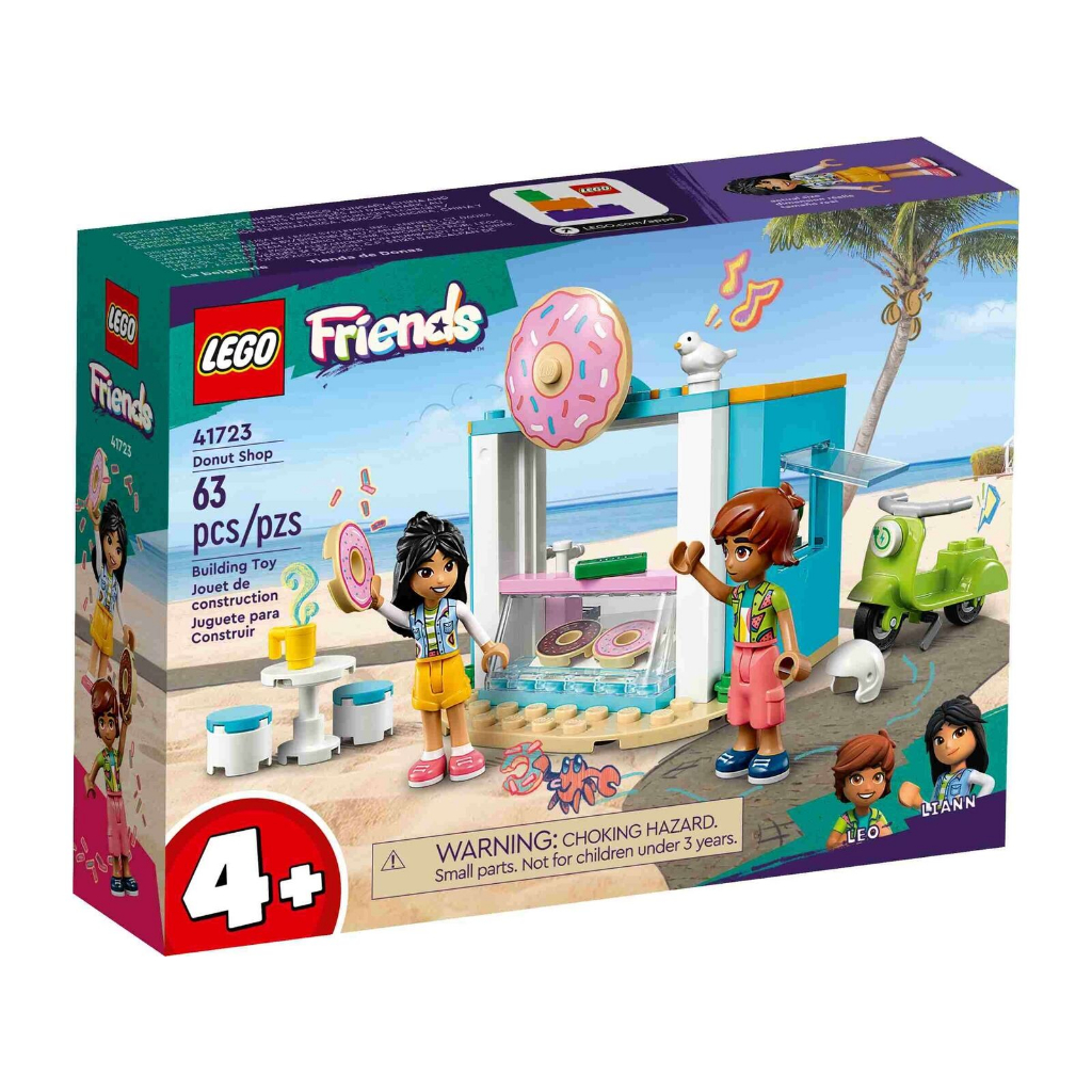 LEGO Friends - 41723 Doughnut Shop Set Building Kid Juniors Toy Donut Restaurant Play Shop Cafe Lian