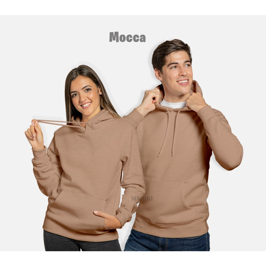 Jacket Hoodie Resleting Zipper Polos Pria & Wanita Premium