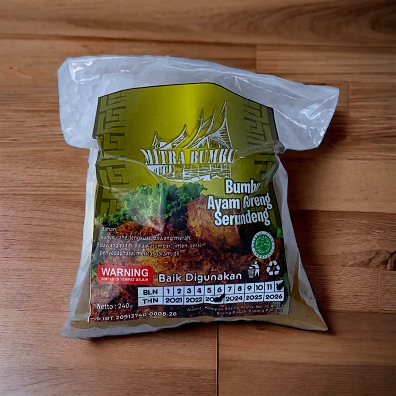 

bumbu ayam goreng serundeng padang untuk 1 ekor ayam