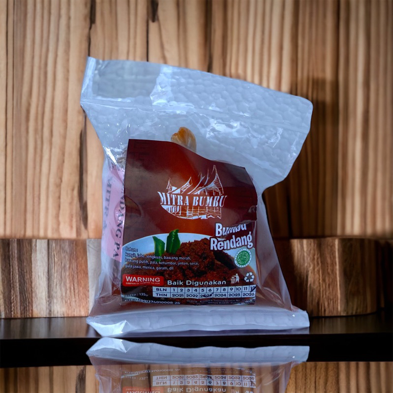 

bumbu rendang padang untuk 500g daging sapi